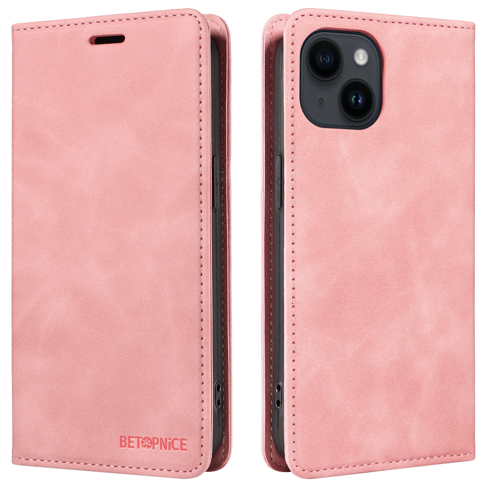 BETOPNICE 003 PU kožený flipový kryt pro iPhone 15 Plus RFID blokovací stojánek pouzdro na telefon BETOPNICE 003 PU kožený flipový kryt pro iPhone 15 Plus RFID blokovací stojánek pouzdro na telefon